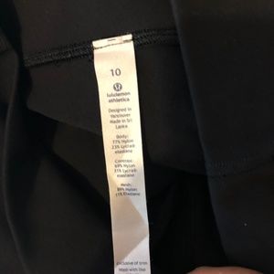lululemon athletica Pants - NEW Lululemon Solid black wunderunder tight crop lululemon athletica Pants - NEW Lululemon Solid black wunderunder tight crop